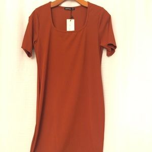 NWT Boohoo Fall Mini Dress